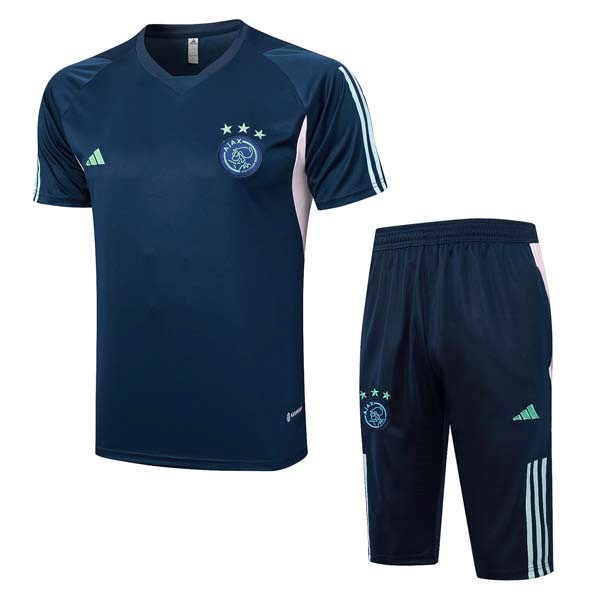 Camiseta Entrenamiento Ajax Conjunto Completo 2023 2024 Azul